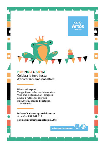 Aniversari Artós Sports Club Aniversari Artós Sports Club